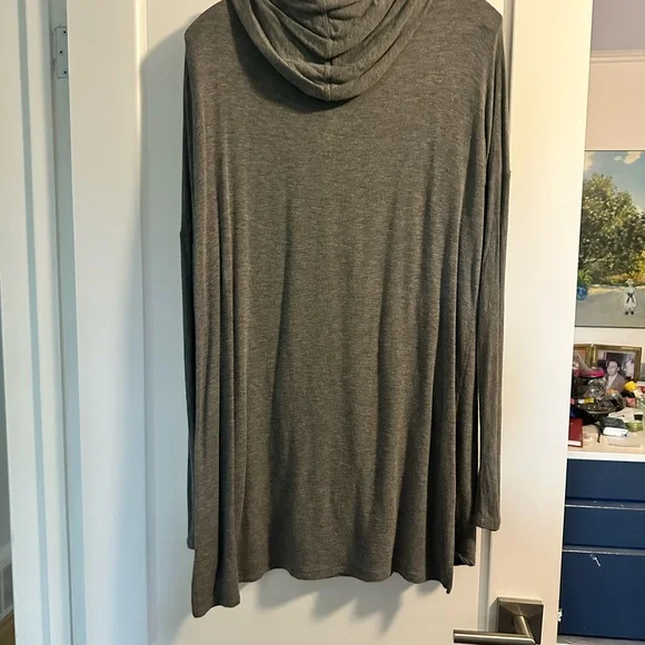 Kit and Ace Charcoal Cowl Neck Tunic - Picture 2 of 3